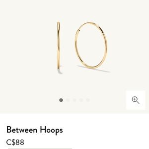Mejuri 14k Yellow Gold Between Hoops